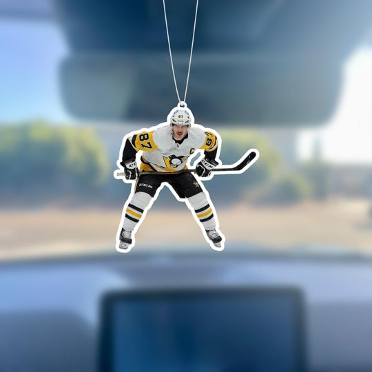 Discover Sidney Crosby Hanging Air Freshener/Christmas tree ornament/Stocking Stuffer/Pittsburgh