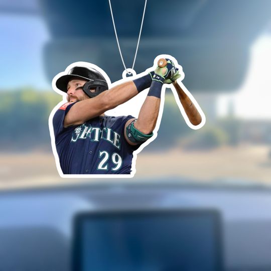 Discover Cal Raleigh Hanging Air Freshener/Christmas tree ornament/Stocking Stuffer/Seattle