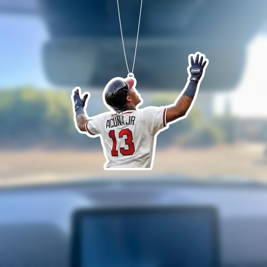 Ronald Acua Jr. Hanging Air Freshener/Christmas tree ornament/Stocking Stuffer/Atlanta