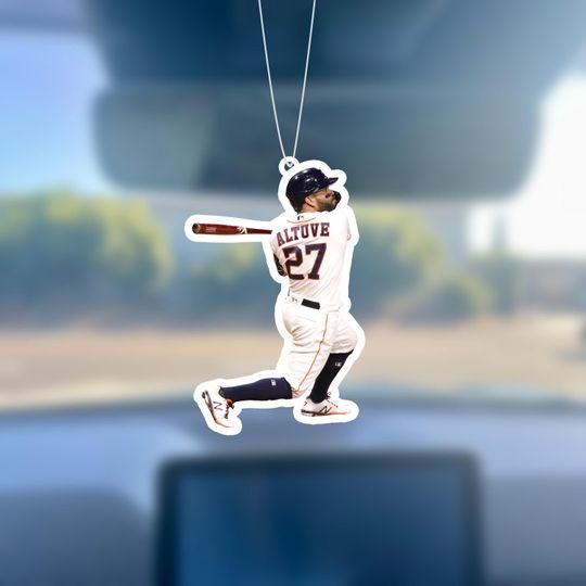 Jose Altuve Hanging Air Freshener/Christmas tree ornament/Stocking Stuffer/Houston