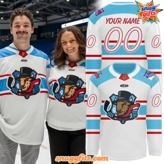 Discover Personalize Bloomington Bison Uniform 2025-2026 Hockey Shirt Men's Fan Gear Gift