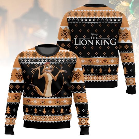 Discover Lion King Christmas Ugly Sweater, Disney Holiday Sweater, Xmas Gift