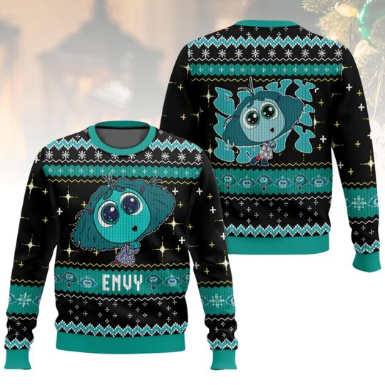 Character Christmas Ugly Sweater, Envy Holiday Sweater, Xmas Gift