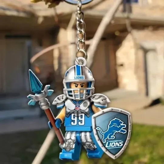 Discover Personalized Detroit Football Team Lions Christmas Ornament Holiday Gift Decor