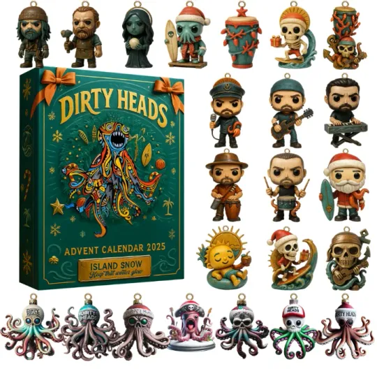 Discover Dirty Heads Advent Calendar 2025 2D Gift For Christmas