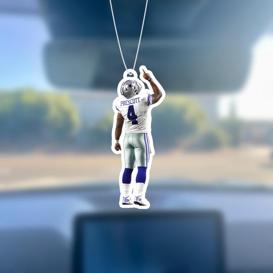 Discover Dak Prescott Hanging Air Freshener/Christmas tree ornament/Stocking Stuffer/Dallas