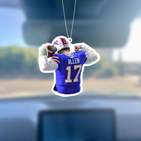 Discover Josh Allen Hanging Air Freshener/Christmas tree ornament/Stocking Stuffer/Buffalo
