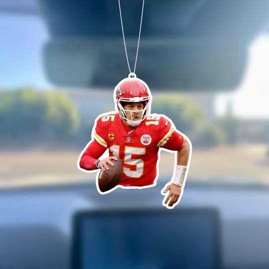Patrick Mahomes Hanging Air Freshener/Christmas tree ornament/Stocking Stuffer/Kansas City