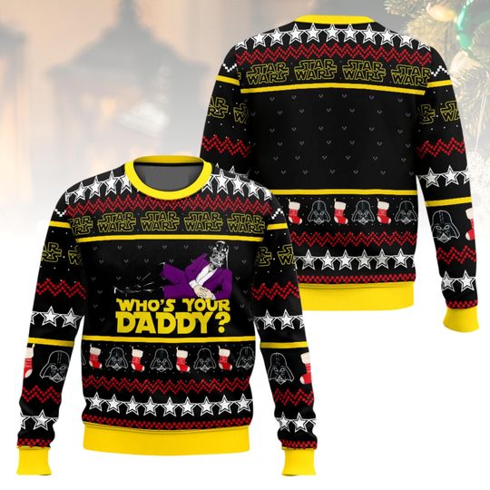 Discover Star Wars Christmas Ugly Sweater, Darth Vader Holiday Sweater, Movie Christmas Sweater For Men And Women, Xmas Gift