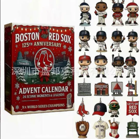 Discover Boston Red 125th Anniversary Advent Calendar