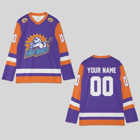 Discover Personalized Orlando Solar Bears 2025 Hockey Shirt Purple Style Unisex Fullsize