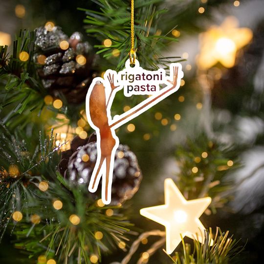 Discover Funny Marcus the Worm Riga toni Pasta Christmas Ornaments, Funny Meme Ornament, Vrchat Ornament, Vrchat Worm Meme Ornament 2025