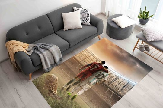 Outdoor Rug, Thick Rug, Home Decor Rug, Cristiano Ronaldo Rug, Lionel Messi Rug, Motivation Rug