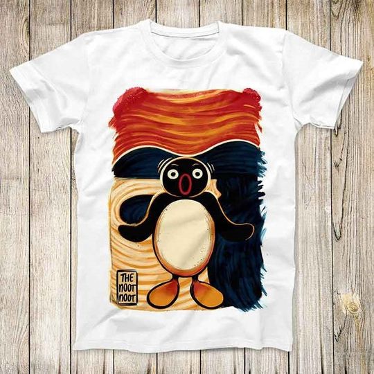 Discover Noot Noot Penguin Scream Funny T-Shirt Unisex Casual