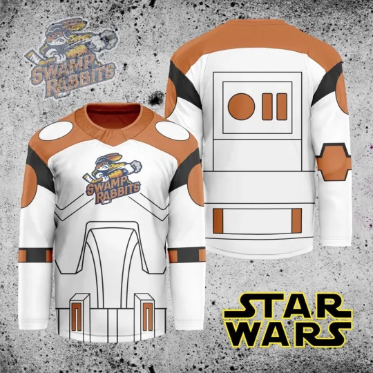 Discover Personalized Greenville Swamp Rabbits X Star Wars Hockey Shirt Fan Gear Gift