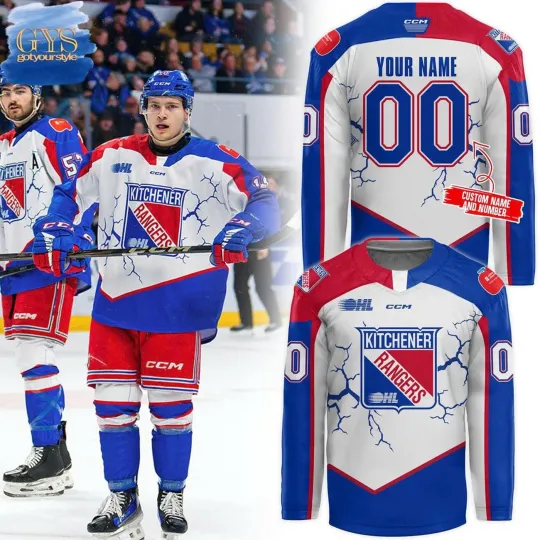 Discover Custom Kitchener Rangers 2025 Special New Uniform Hockey Shirt Fan Gear Gift
