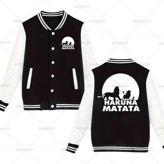 Discover Men's Disney The Lion King Simba Women Baseball Jacket Sports Autumn Winter Classic Coats Fleece O-Neck Streetwear Hoodies Tops