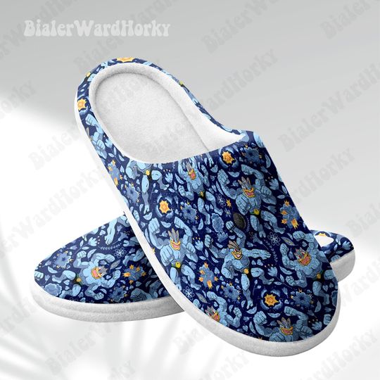 Discover Machamp Slippers -  Fighting Anime Plush House Shoes - Funny Anime Footwear Power Gamers Gifts