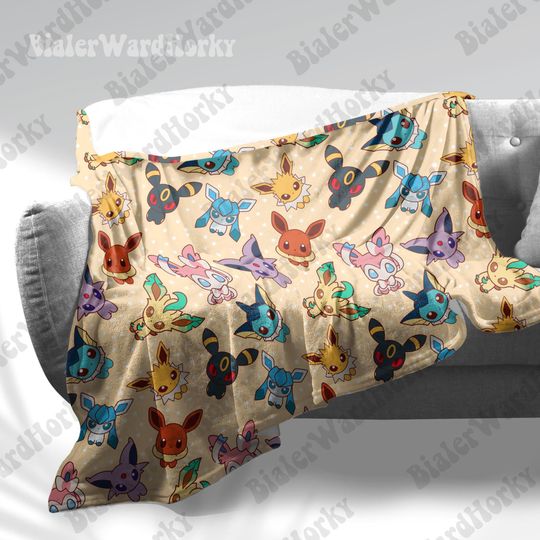 Discover Chibi Fleece Blanket Evolution Blanket Cute Fleece Blanket Anime Blanket Gifts
