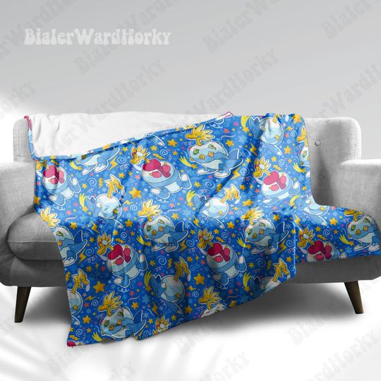 Discover Arctozolt Cute Fleece Blanket Cute Ice Type Blanket Anime Blanket Decor Gifts