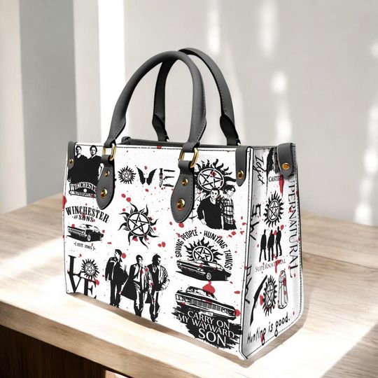 Supernatural Leather Handbag - Gift for Birthday or Travel