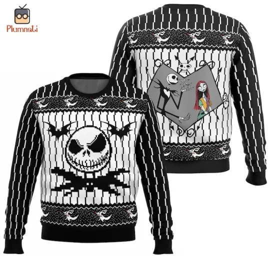 Jack Skellington The Nightmare Before Christmas Ugly Sweater