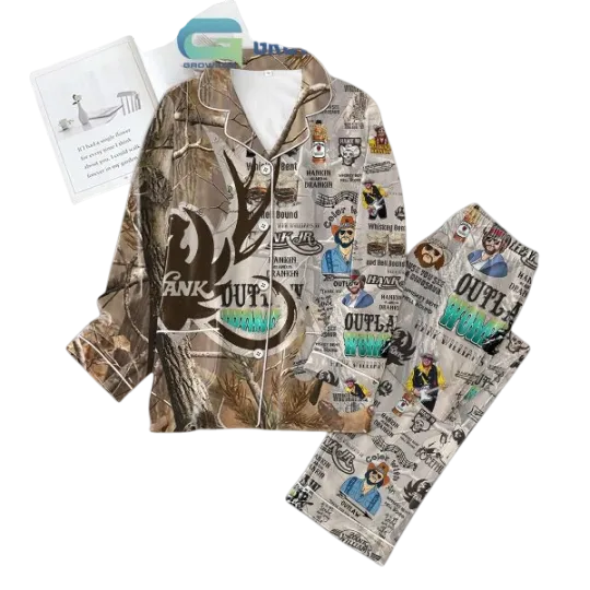 Discover Hank William JR Whiskey Bent And Hell Bound Pajamas Set