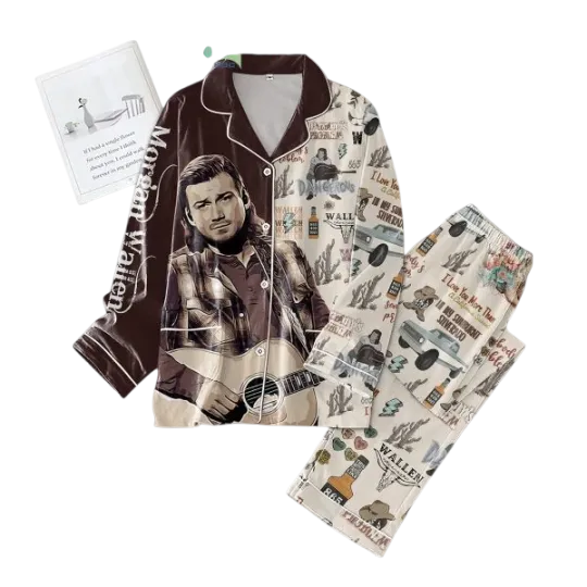 Wallen Western In My Sunburnt Silverado Pajamas Set