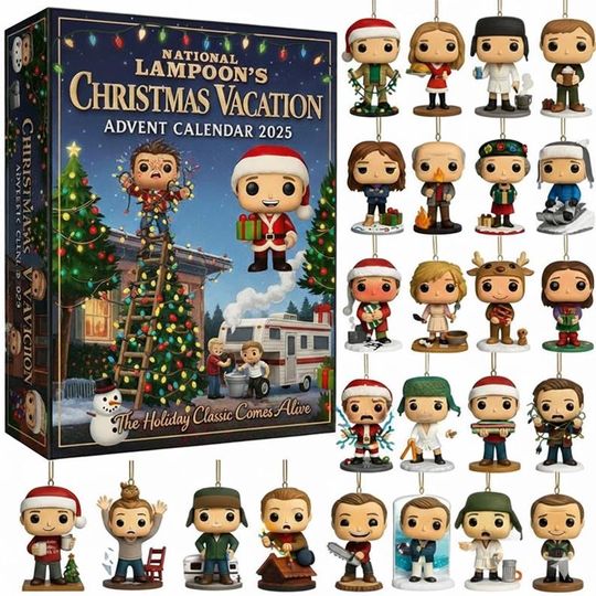 Discover Christmas Vacation Advent Calendar 2025 New, 24 Day Christmas Vacation Advent Calendar - Calendar Advent Christmas Movie Contains Gifts