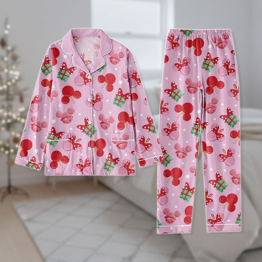 Discover Disney Christmas Pajamas, Mickey Holiday Pajama Set, Cozy Matching Pajamas Set, Family Christmas Gift