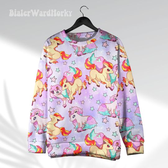 Discover Ponyta Fleece Blanket: Kawaii Anime Plush Throw for Anime Fans