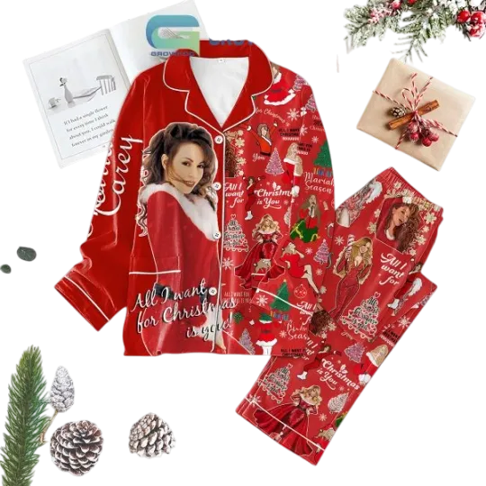 Discover Mariah Carey All I Want For Christmas Is You Pajamas Set