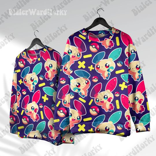 Discover Plus and Minus Power Hoodie Sweatshirt Cute Color Hoodie Shirt Anime Hoodie Gifts