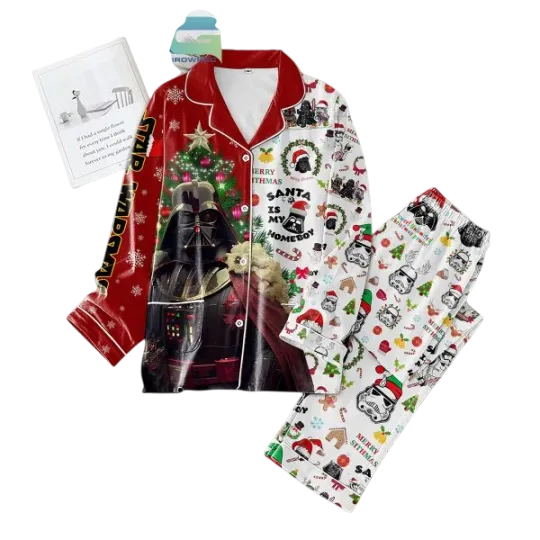 Discover Star Wars Santa Is My Homeboy Merry Christmas Pajamas Set