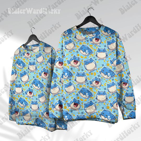 Discover Seal Cute Hoodie Sweatshirt Anime Water Type Hoodie Shirt Anime Gifts