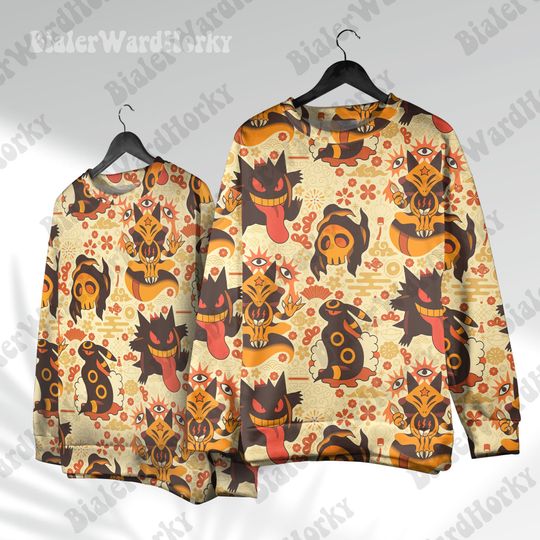 Discover Spooky Psychic Hoodie Sweatshirt Iconic Dark Psychic Anime Sweatshirt, Fan Apparel Style Shirt, Gift for Game Fans