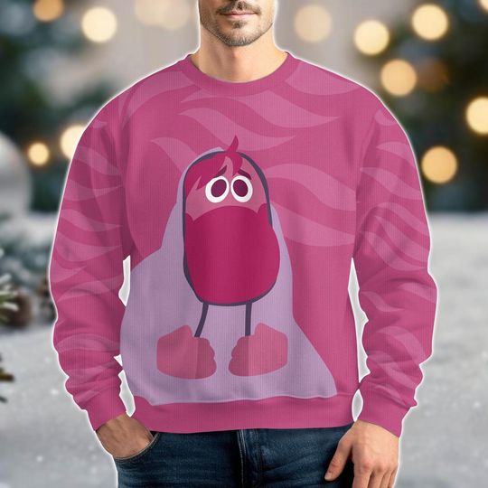 Embarrassment Inside Out 2 Ugly Sweater, Embarrassment Costume, Inside Out Movie Xmas Sweater, Christmas Gift, Pixar Movies Sweater