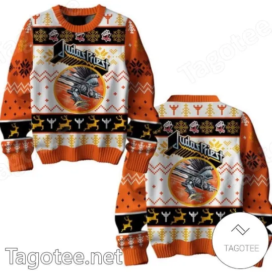 Discover Judas Priest Logo Ugly Christmas Ugly Xmas Sweater