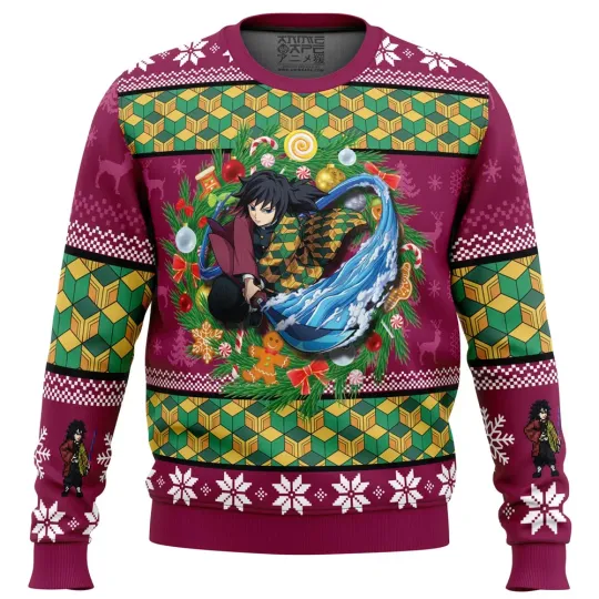 Discover Christmas Giyuu Tomioka demon Ugly Christmas Sweater