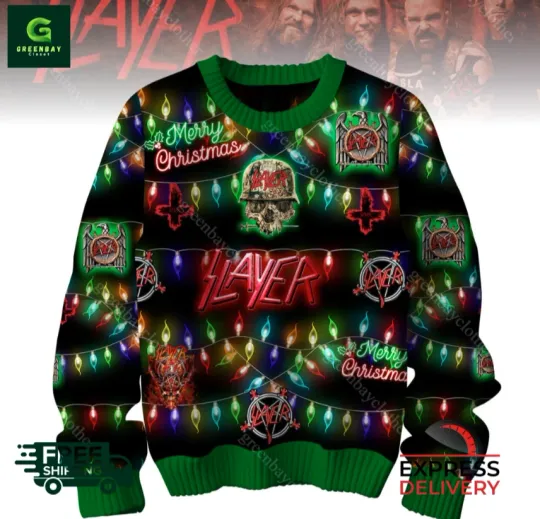 Discover Slayer Merry Christmas Ugly Christmas Sweater