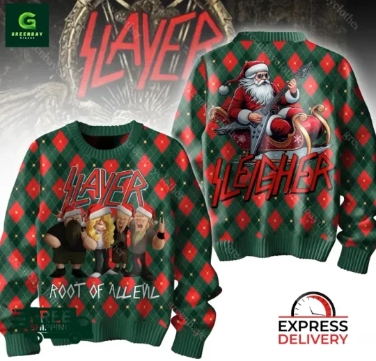 Discover Slayer Root Of All Evil Ugly Christmas Sweater