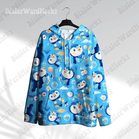 Discover Penguin Cute Hoodie Sweatshirt Funny Sweater Anime Shirt Gifts
