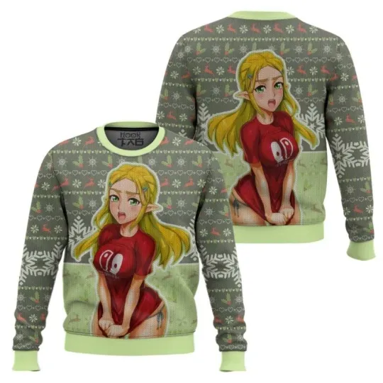 The Legend of Zelda Ahegao Ugly Christmas Sweater
