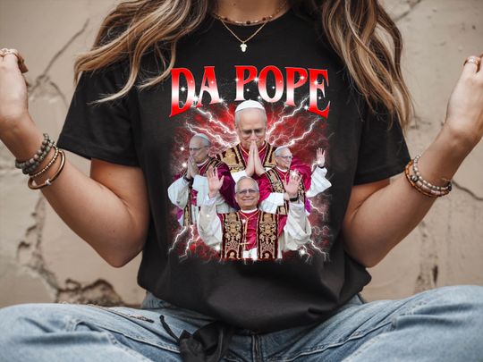 Discover DAPOPE Funny Pope T-Shirt Chicago Humor Catholic Humor Vatican Religious Gift Unisex Faith-Based Tee