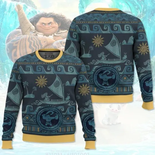 Discover Waltl Disney Moana Disney Ugly Christmas Sweater