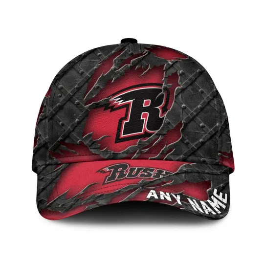 Discover Rapid City Rush Personalized Name Black Metal Design Classic Cap