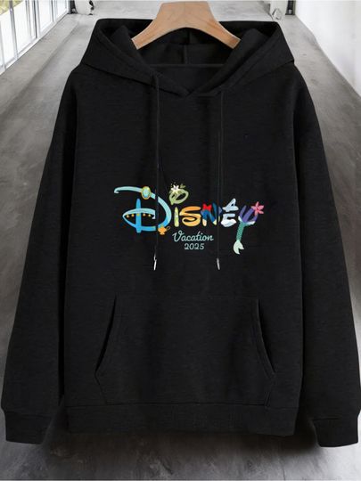 Discover Disney Officially Licensed Men's & Women's Mickey & Minnie Mouse, Donald Duck, Goofy, Pluto & Figaro Hooded Sweatshirt