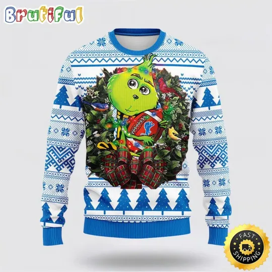 Discover Detroit Lions Ugly Christmas Sweater with Funny Character Hug