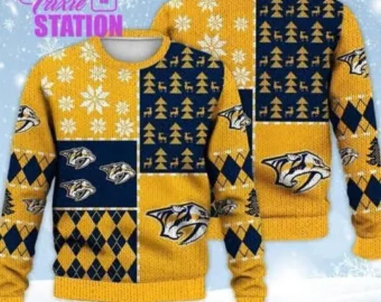 Discover MD Ugly Sweater Christmas 3D Hoodie 90s Vintage Football Xmas Shirt