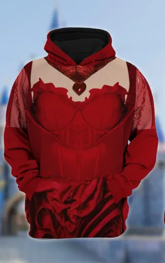 Descendants Queen of Hearts All Over Print Hoodie